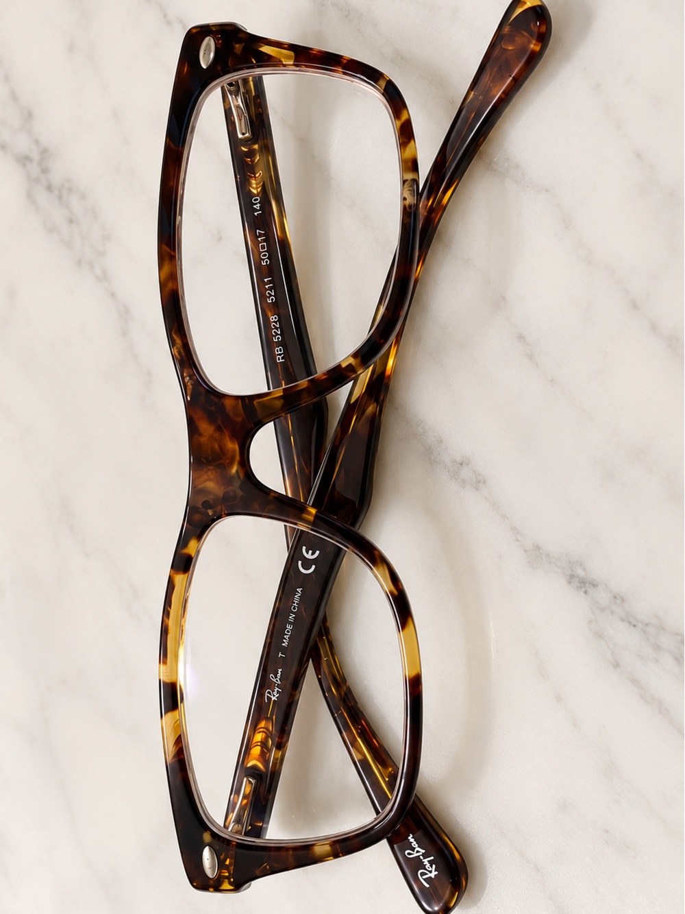 Ray-Ban Women’s Tortoiseshell Optical Frames - Honey Brown
